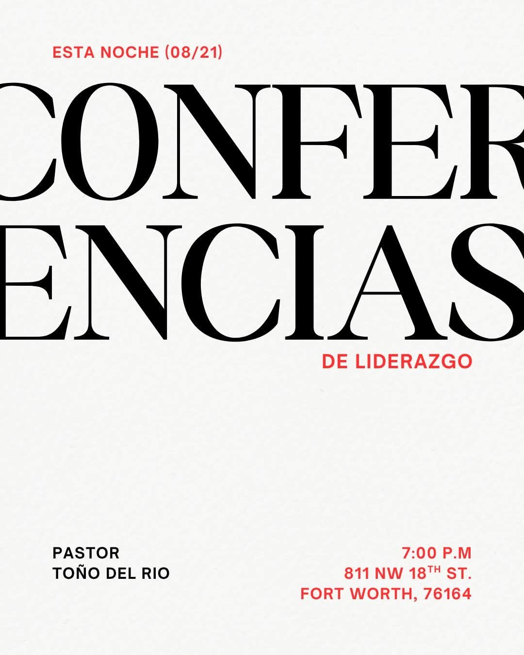 Conferencia de liderazgo